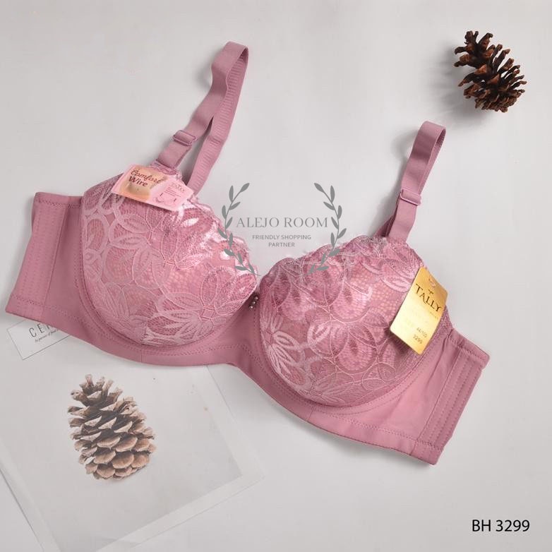 Tally 3299 Bra BH Cup D Jumbo Size Berkawat Kait 4 Busa Tipis TALLY BRA BH JUMBO 3299 I ADA K AWAT I BUSA TIPIS I CUP D I SIZE 38-44Tally 3299 Bra BH Cup D Jumbo Size Berkawat Kait 4 Busa Tipis TALLY BRA BH 3299 | CUP BESAR FULL CUP| ADA KAWAT | 38 - 44