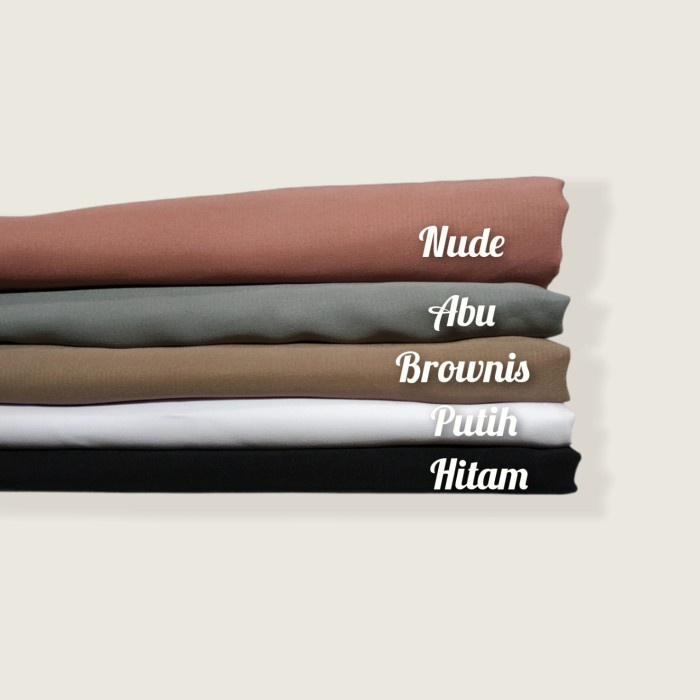 Promo   jilbab polos syari | bergo polos jumbo | khimar polos bahan wolfis   Hanya di shopee