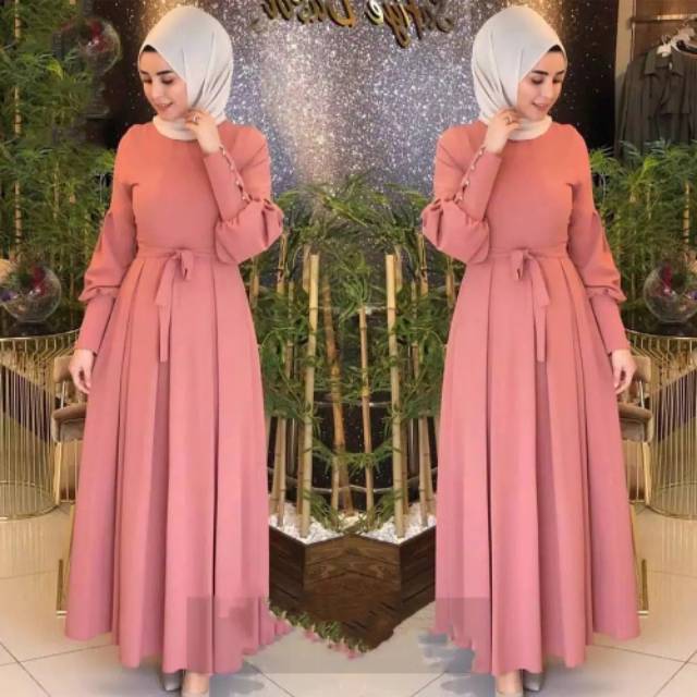 Audy maxy baju gamis pakaian wanita dress fashion muslim