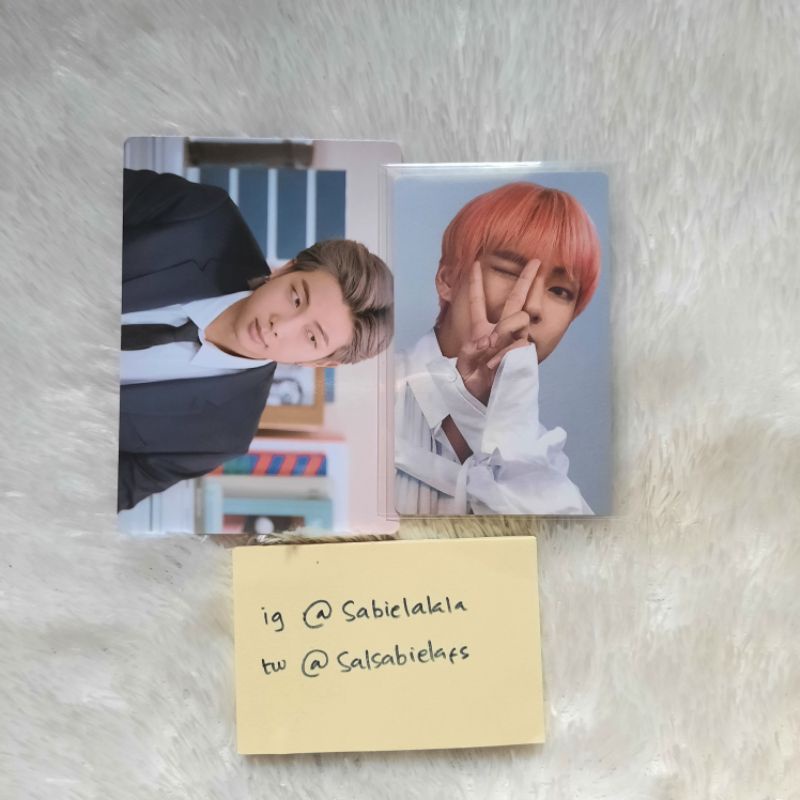 PHOTOCARD BTS RM TAEHYUNG V FAKE LOVE