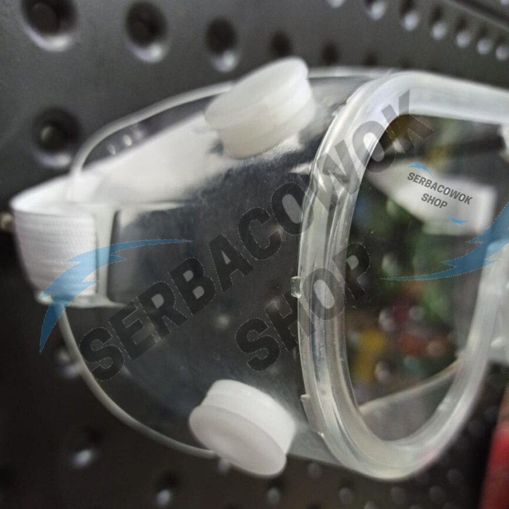 Kaca Mata Safety Goggle Anti Uap Kacamata Medis Anti Fog Bening Termurah Berkualitas