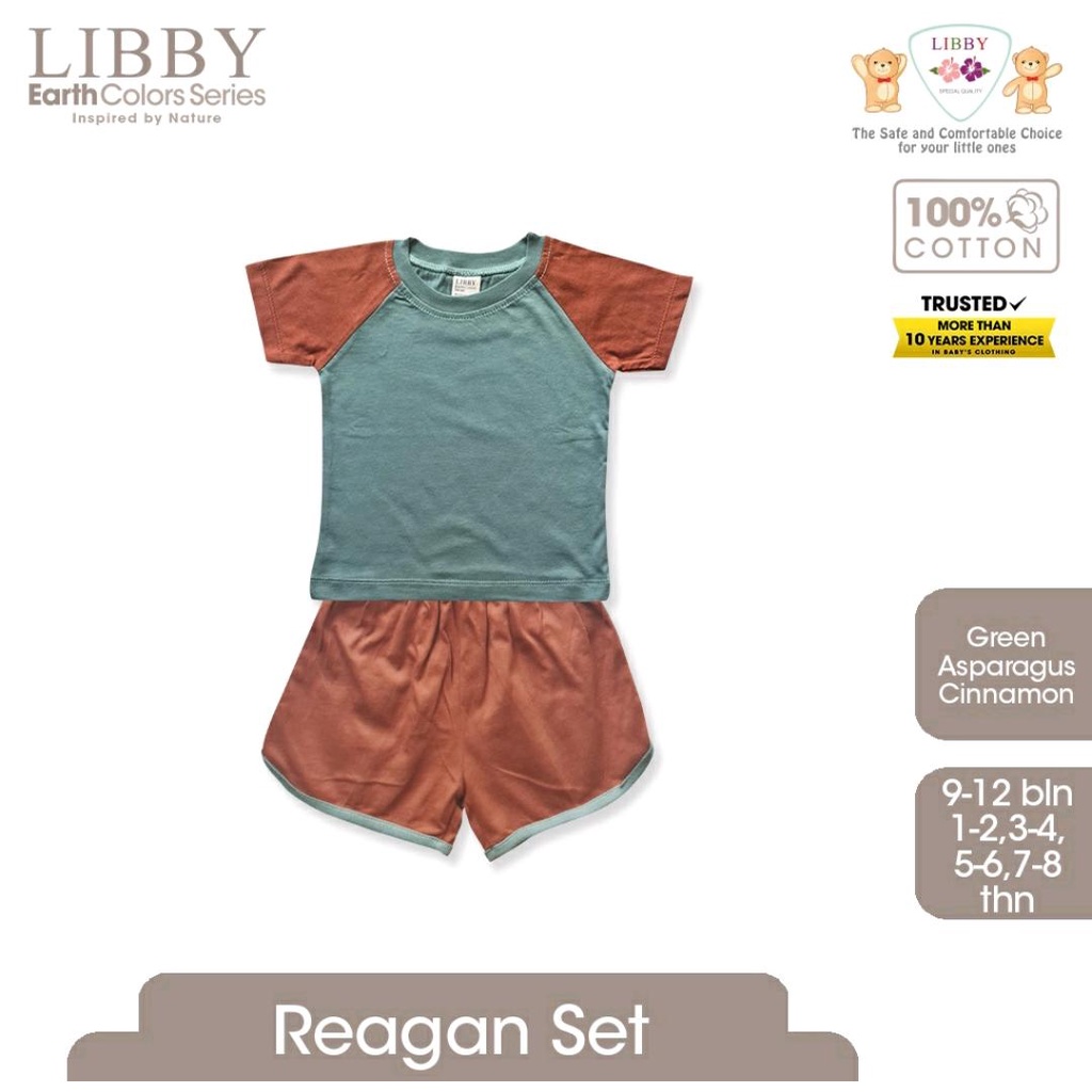 LIBBY EARTH SETELAN OBLONG REAGAN / SETELAN BAYI DAN ANAK