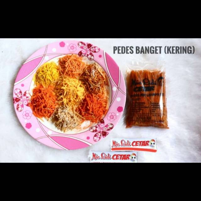 

Mie lidi cetar berbagai varian rasa enak buat teman cemil dan pastinya aman di konsumsi dan gurih !