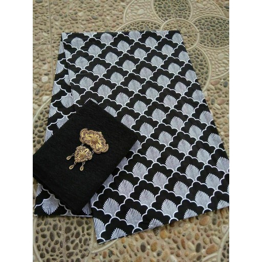 Kain Batik Pekalongan Kain Hitam Coklat Berkualitas
