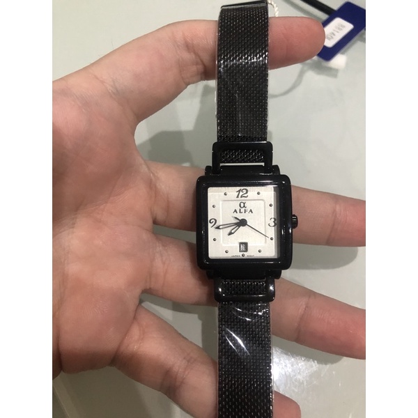 Jam tangan WANITA ALFA RANTAI PASIR 88140L ORIGINAL 1000%