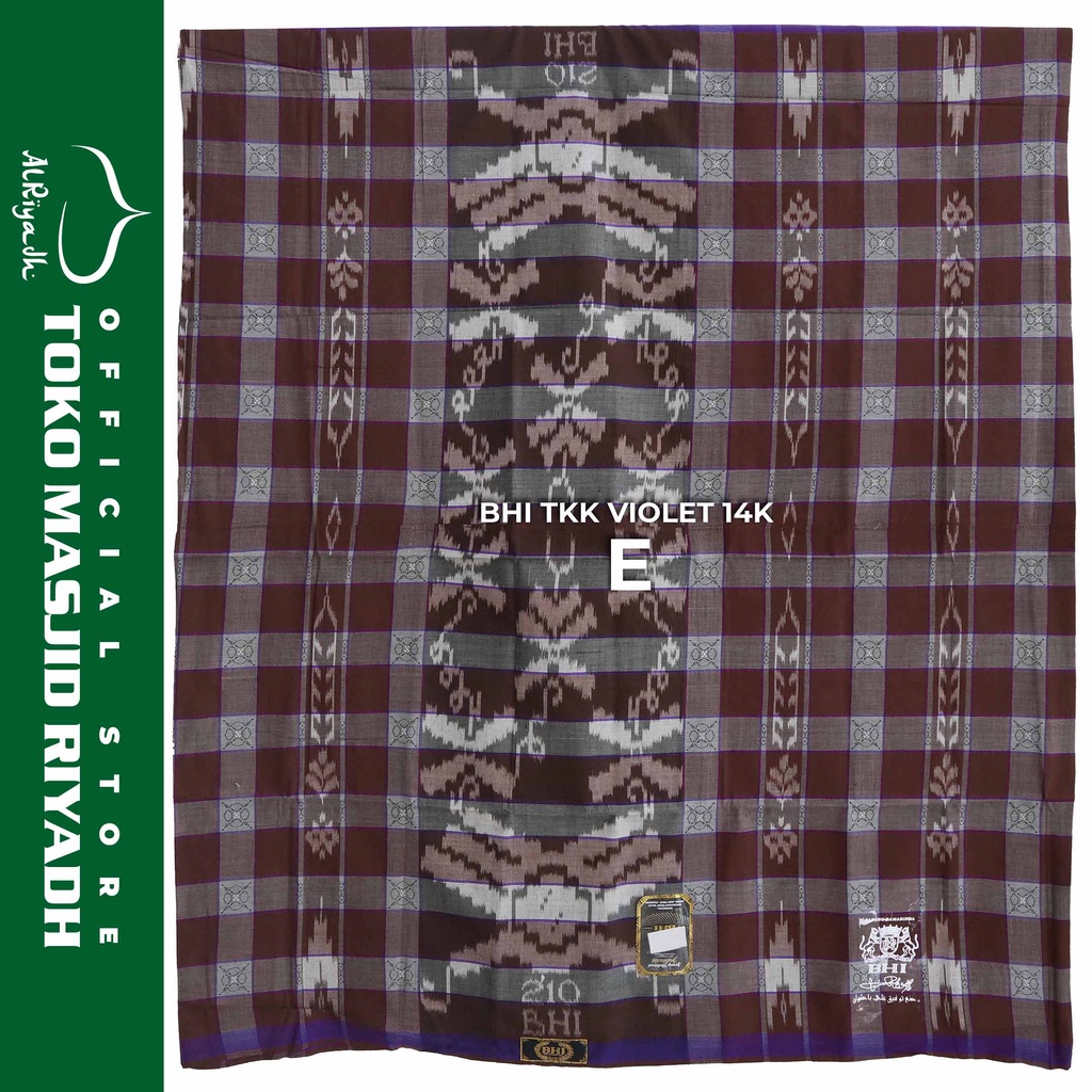 Sarung BHI Tumpal Kembang VIOLET 14K