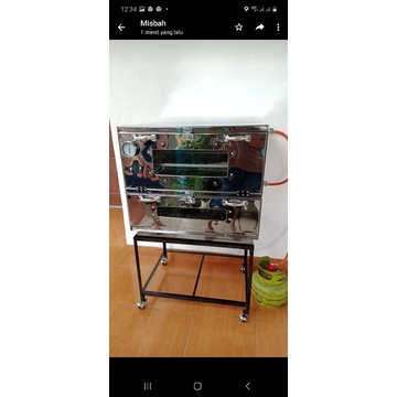 OVEN GAS STAINLESS 75X55X70 BIMA BERKAH