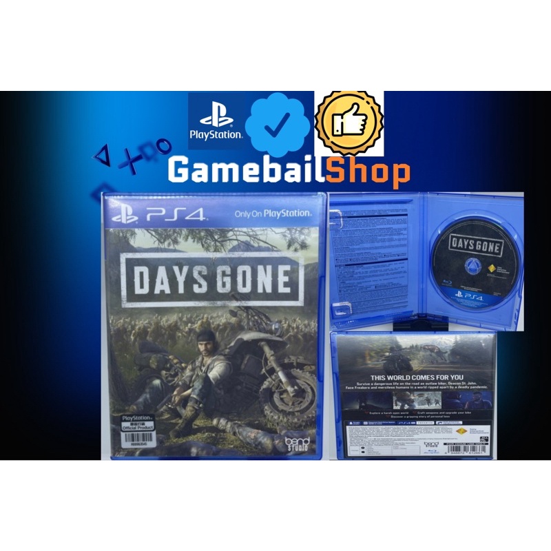 PS4 Game - Days Gone DaysGone ( Reg 3 / 2 / All Asia / English ) Kaset Game BD PS4 FISIK