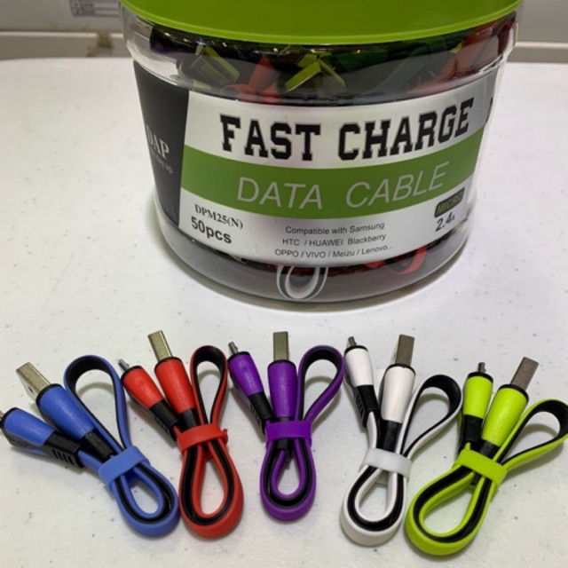 Kabel Data micro DAP DPM25 per/pcs Micro Usb panjang 25cm