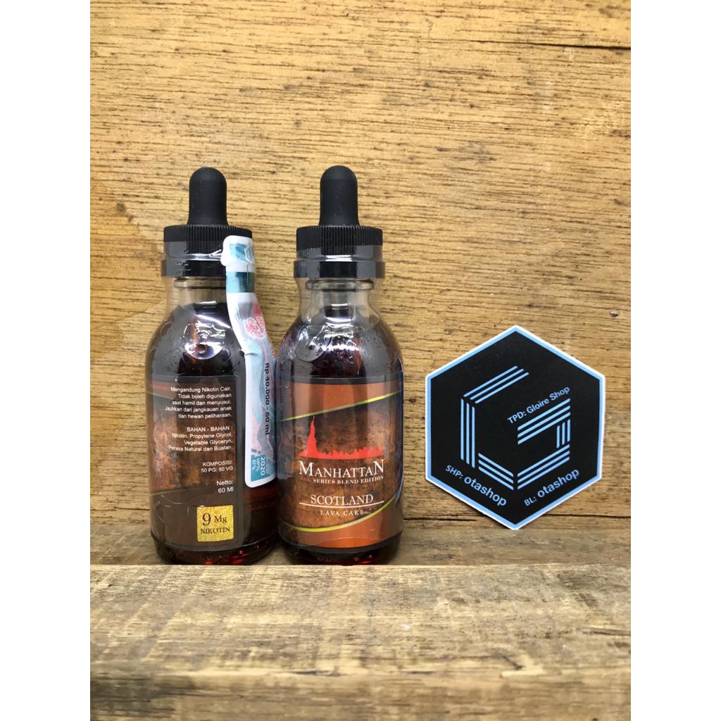 Manhattan Scotland 60ml 3mg 6mg 9mg 12mg 18mg 24mg liquid vape pod pods pita cukai vapor DTL MTL