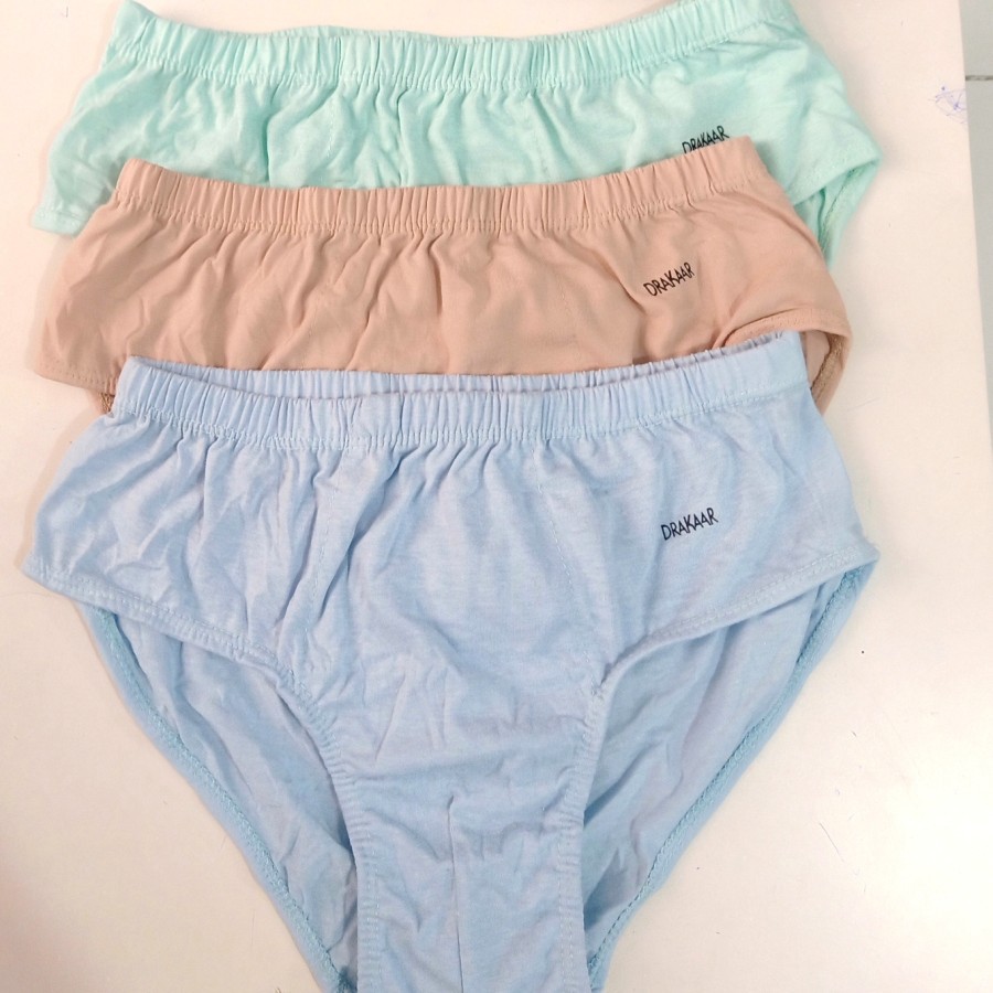 3 Pcs Celana Dalam Pria Bahan Katun Drakaar CD Underwear Pakaian Dalam Pria