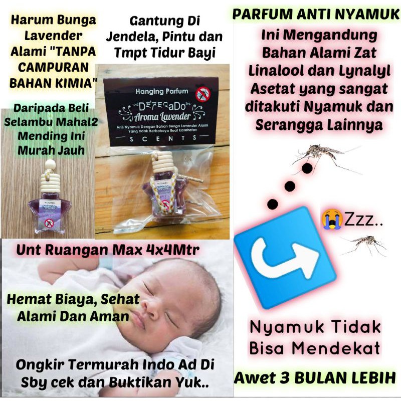 PARFUM ANTI SERANGGA RUANGAN  (DEPERADO SCENTS)