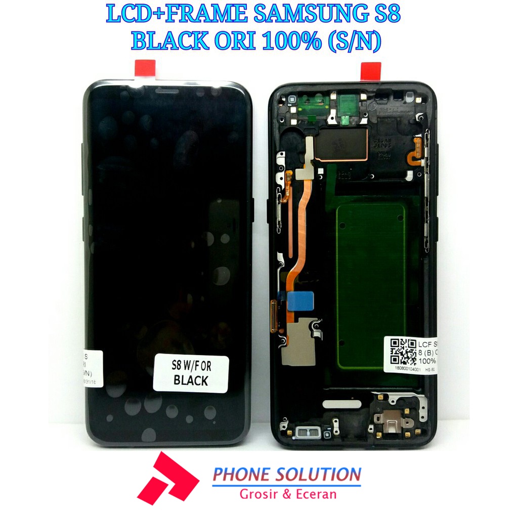 LCD Samsung S8 Include Frame Fullset Touchscreen // Supplier LCD Samsung - Garansi 1 Bulan