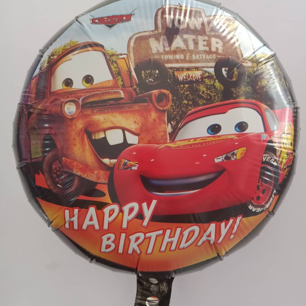 Balon Karakter Cars / Balon Cars  / Foil Cars / Balon Foil Cars / Foil mcqueen