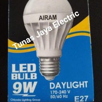 Bohlam LED 9 Watt AIRAM (by CHIYODA)