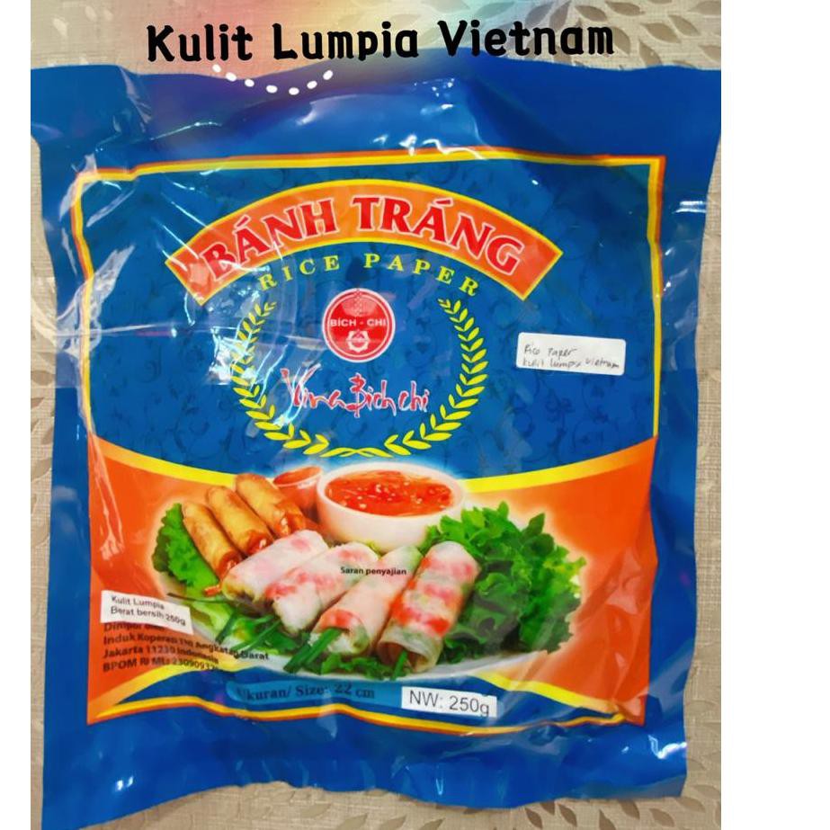 

TERBARU Kulit Lumpia Vietnam/ Rice Paper 22 Cm