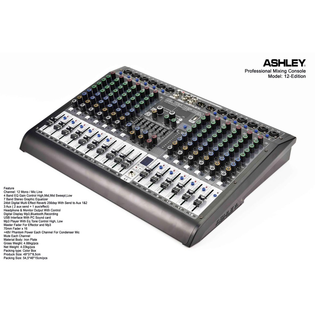 Mixer ASHLEY edition 12 edition12 Original 12 channel - NEW