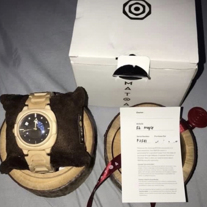 JAM TANGAN KAYU MATOA RAKAI MAPLE