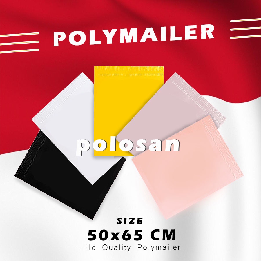 Plastik Packing Polymailer 50x65 cm Plastik Packing Olshop Packaging Online Shop Polosan Murah