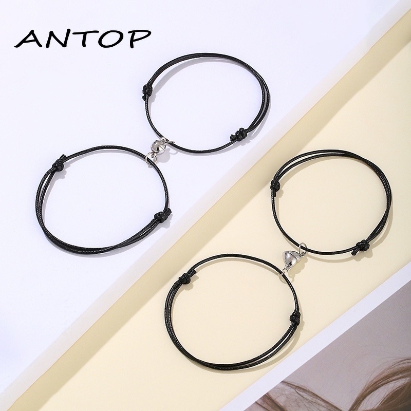 (dapat 2 gelang) Gelang magnet love | Gelang magnet sepasang