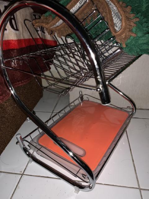 Rak Piring Stainless 2 Susun