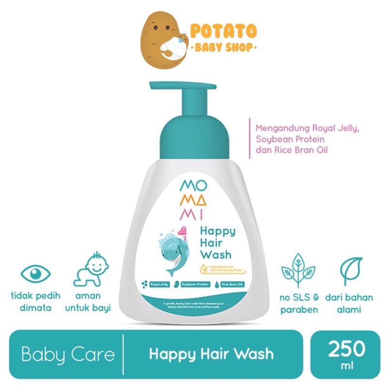 Momami Happy Hair Wash - Shampoo Bayi Shampo