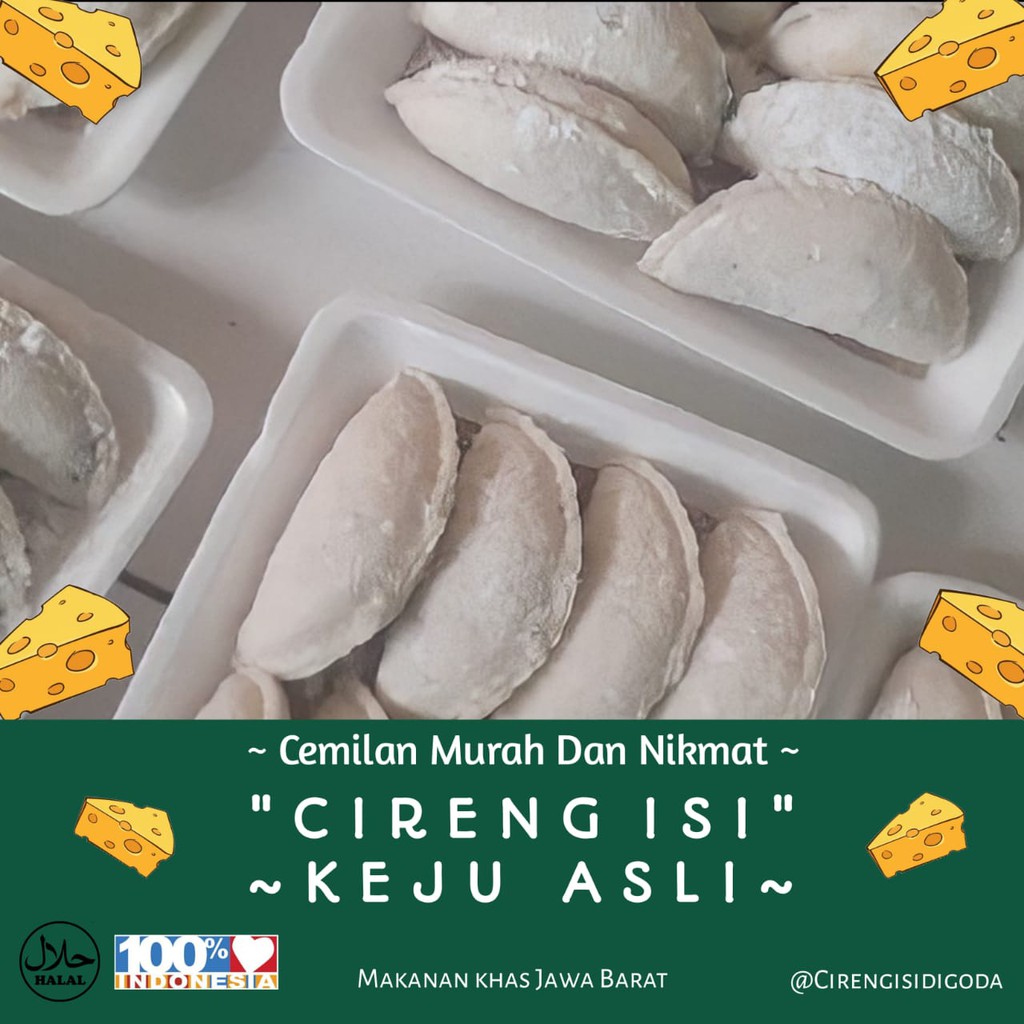 

CIRENG ISI - KEJU ASLI | (Tidak Pedas) | Cemilan Khas Jawa Barat