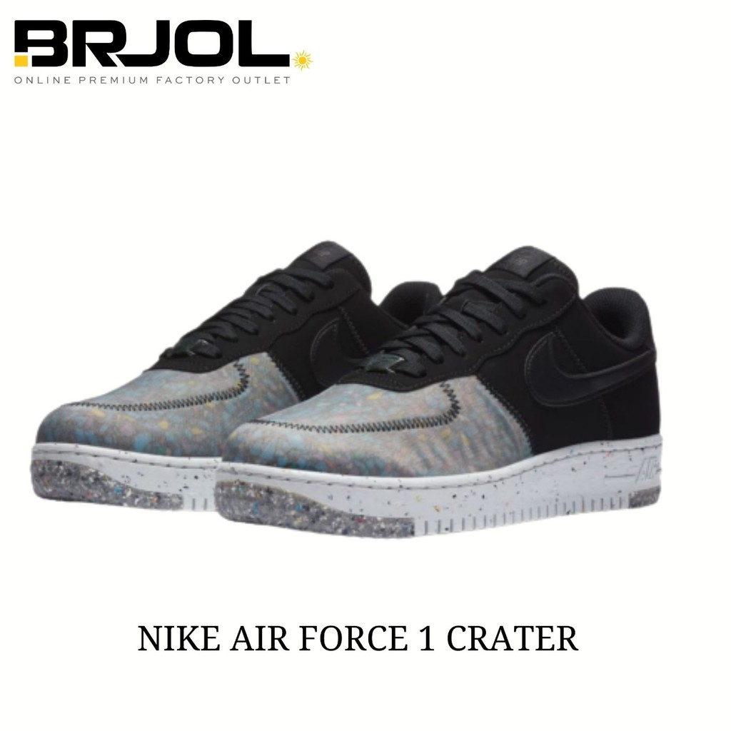 SEPATU BASKET PRIA ORIGINAL NIKE AIR FORCE 1 CRATER CZ1524002 ABU-ABU