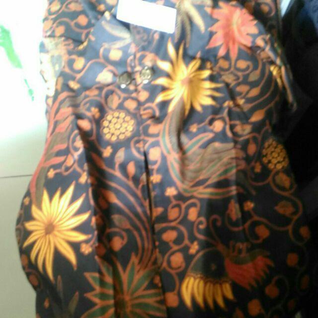 Kardigan Bolero Kerja Batik Sogan