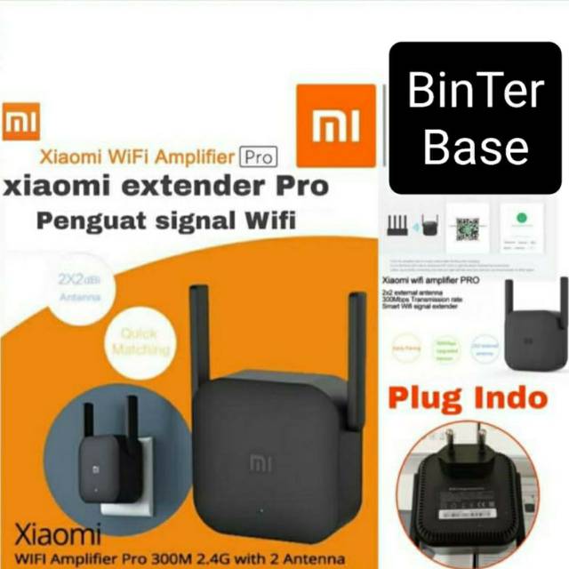 Xiaomi Mi wifi range extender repeater pro 300 Mbps Mi Wifi Extender Pro bukan modem