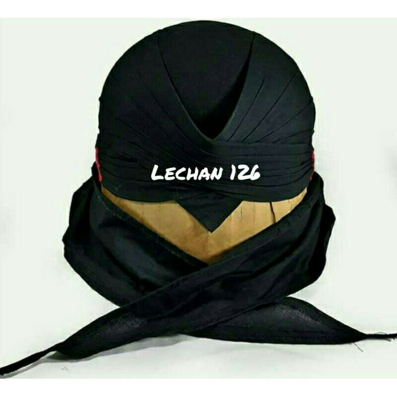 BLANGKON LIPAT SUNAN KALIJAGA HITAM POLOS SLIWIR