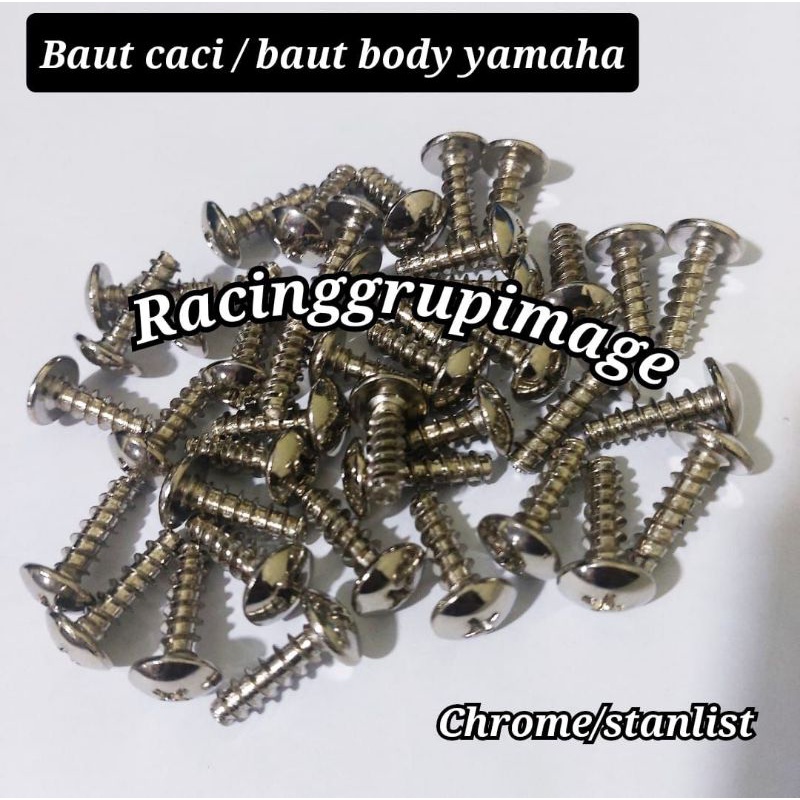 Baut body chrome yamaha Mio 1 pack chrome