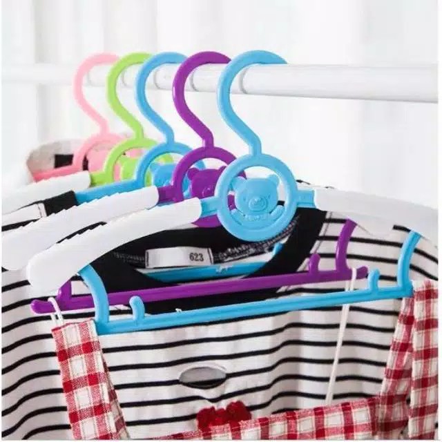 Hanger Setelan Anak | Gantungan Baju Anak | Hanger Baby Display Anak