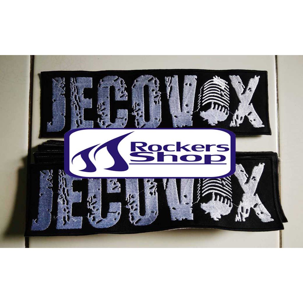 EMBLEM BORDIR JECOVOX UKURAN BESAR