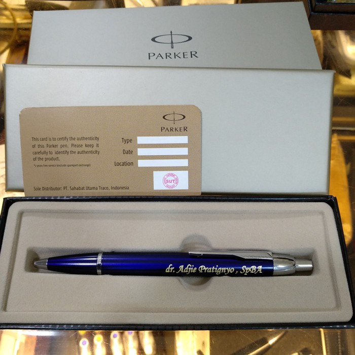 

DISKON BESAR PULPEN PARKER ORIGINAL GRATIS UKIR NAMA COCOK UTK SOUVENIR DAN PROMOSI