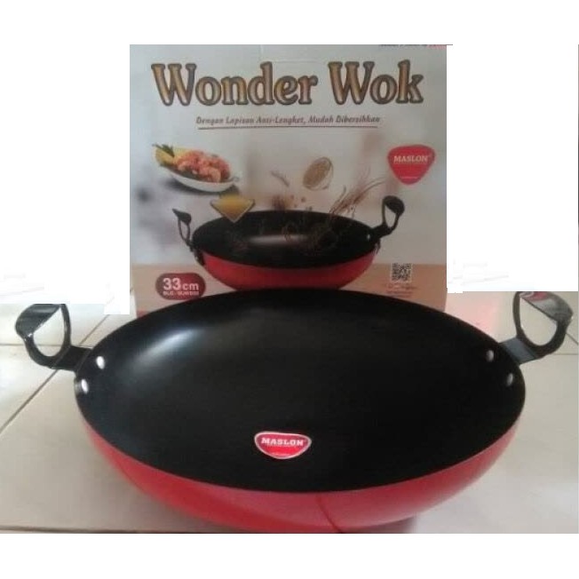 Maspion Wonder Wok Wajan Penggorengan 33cm