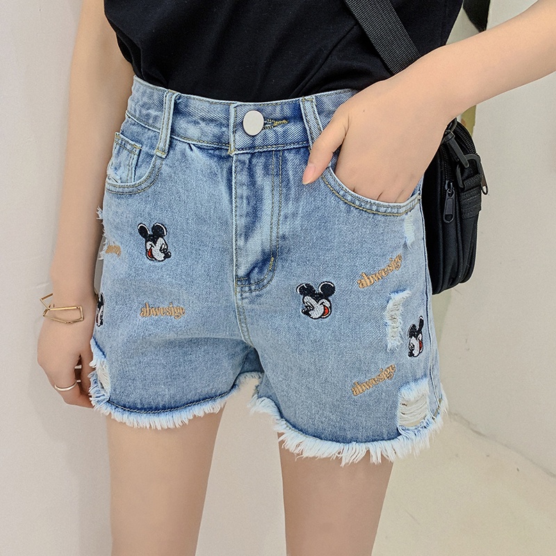 HIGHWAIST HOTPEN JEANS BORDIR