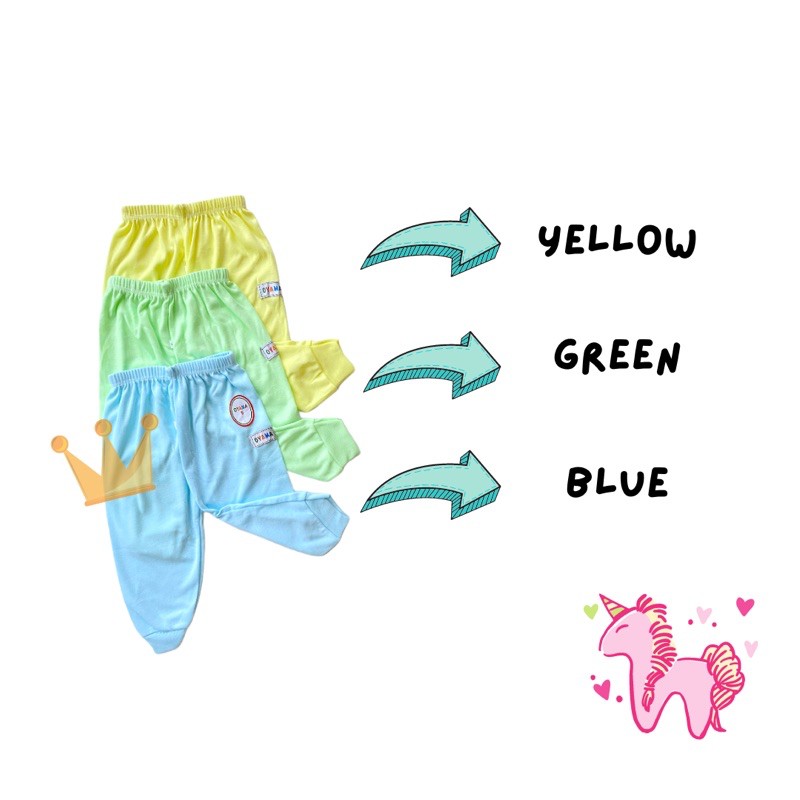 Celana Panjang Bayi Baby Newborn Polos Warna Murah / Piyama Bayi Legging Bayi Newborn S M L