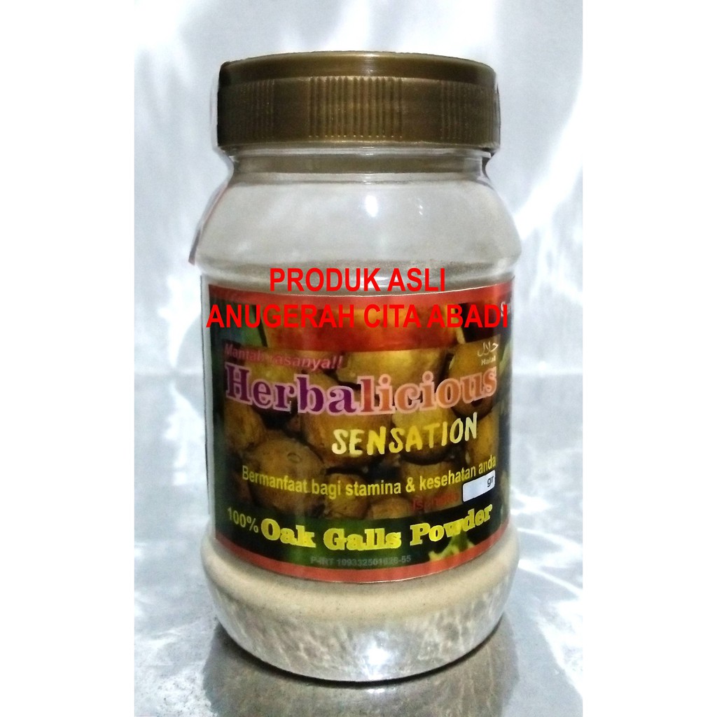 

Majakani Manjakani Bubuk Herbalicious Sensation Pure Oak Galls Powder 100gr/250gr Toples Plastik