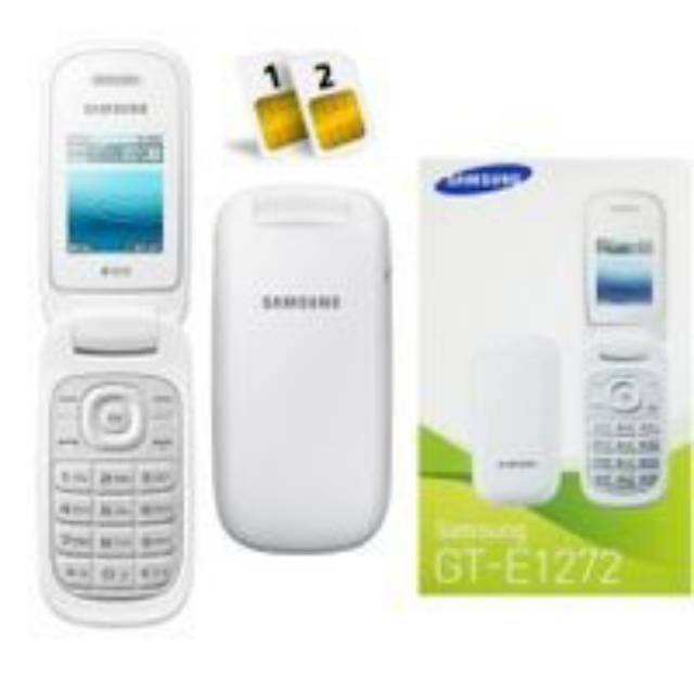 SAMSUNG CARAMEL E1272 TERMURAH HP SAMSUNG hp jadul samsung lipat warna