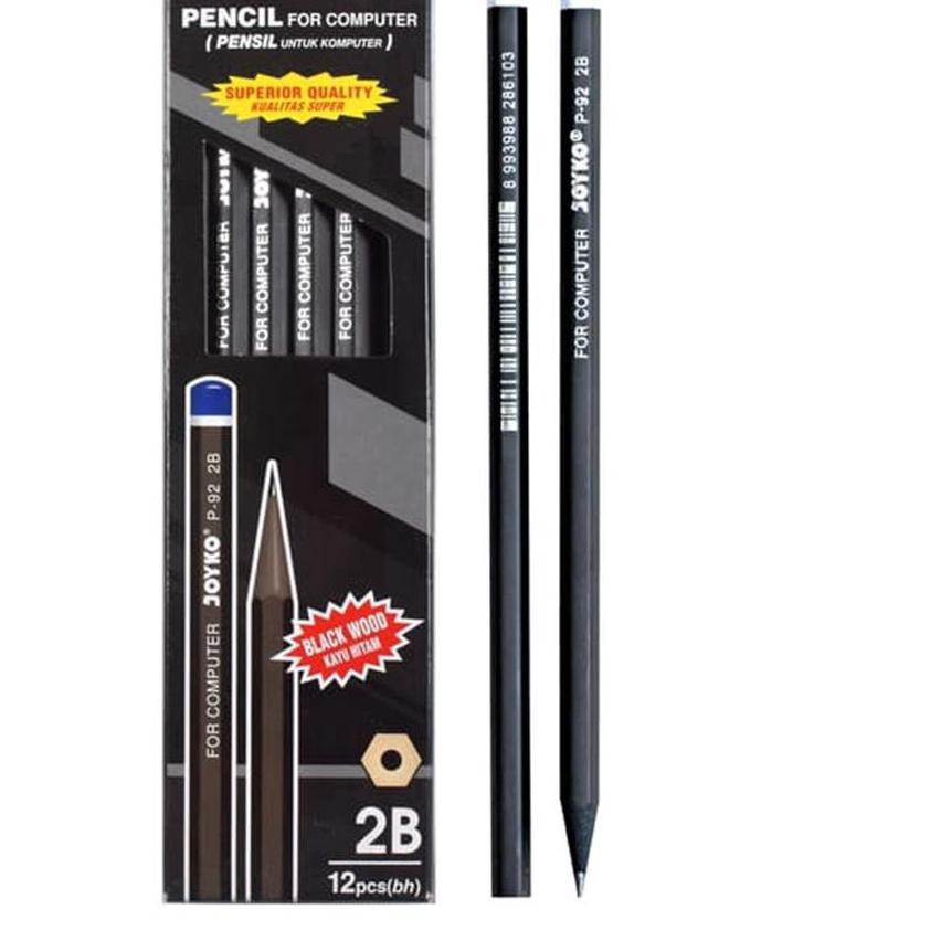 

xa[DAVIS] Pensil 2B joyko P-92 (12Pcs) xa Kode(A43B54)