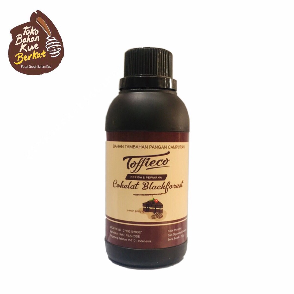 PASTA TOFFIECO 250 Gr PERISA COKLAT BLACK FOREST / CHOCOLATE