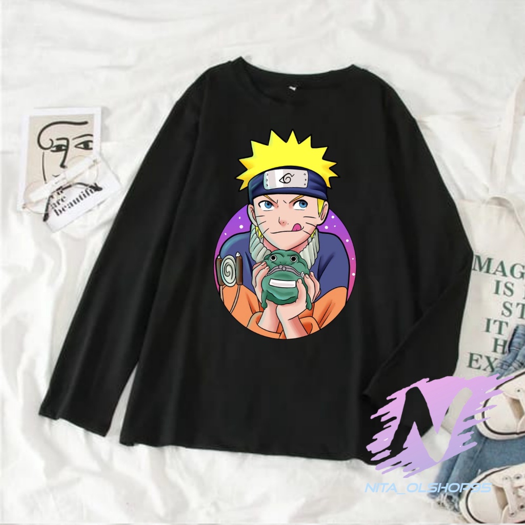 KAOS ANAK LENGAN PANJANG NARUTO KECIL AMINE ANAK