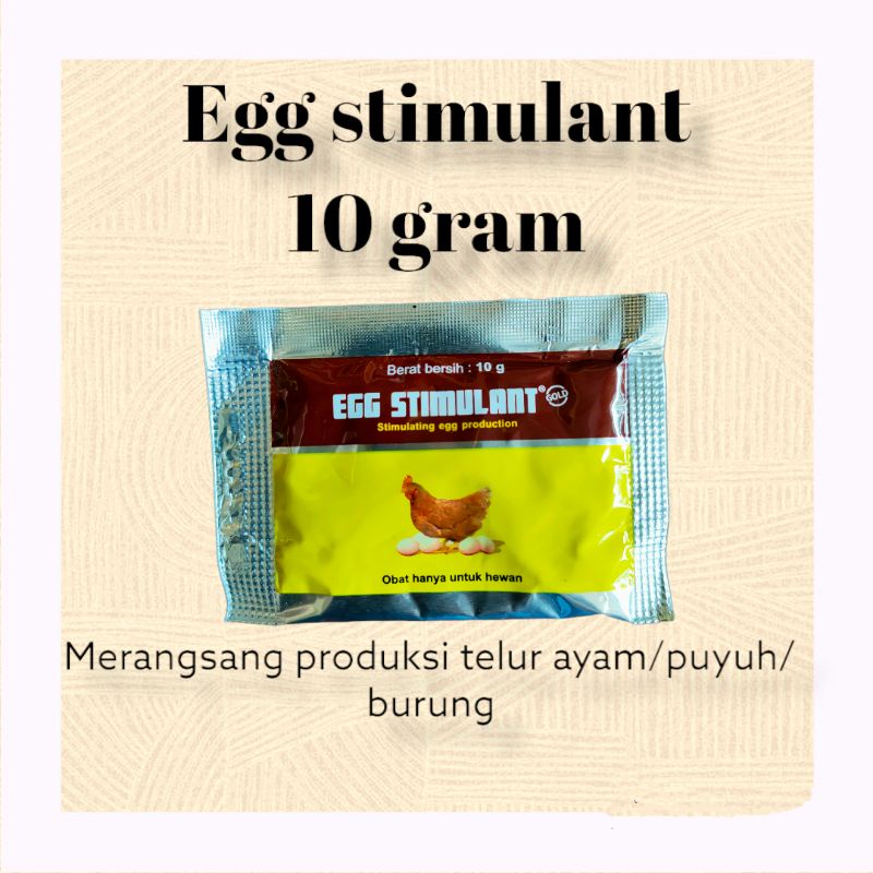 egg stimulant eggstimulan 10 gram perangsang produksi telur-medion