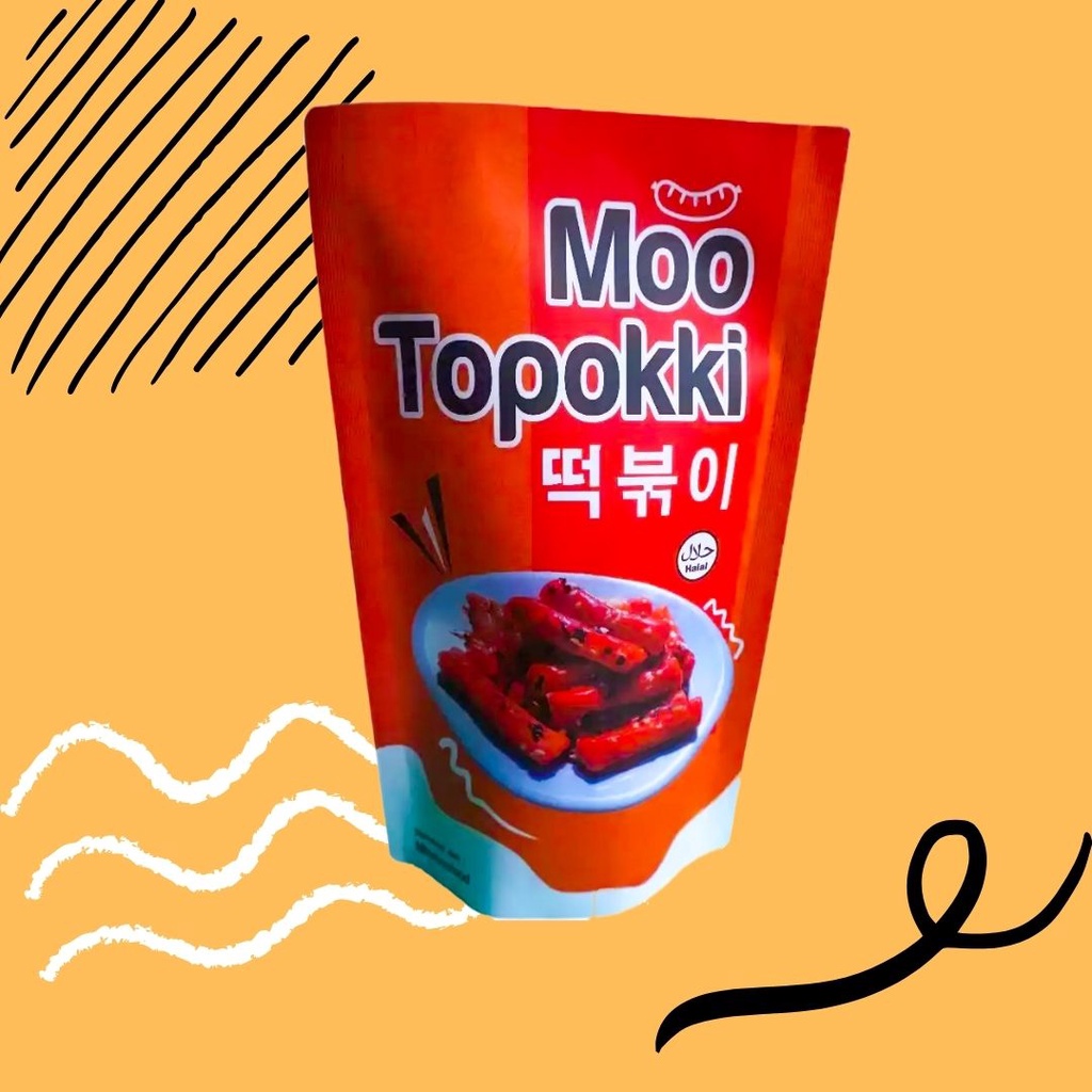 

topokki original makan ringan siap saji / tteokbokki / toppoki / makanan korea / makanan instan
