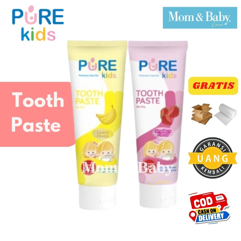 Pure Kids Toothpaste / Pasta Gigi Bayi / Odol Bayi / Odol Anak n