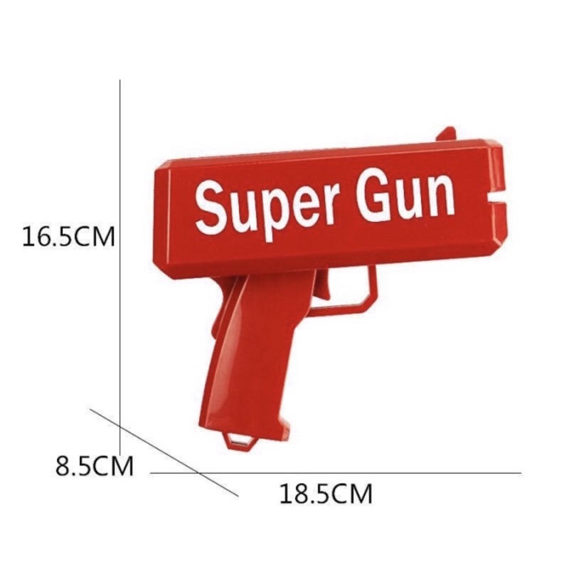 Money Gun Suprem - Pistol Mainan Tembak Uang - Money Super Gun