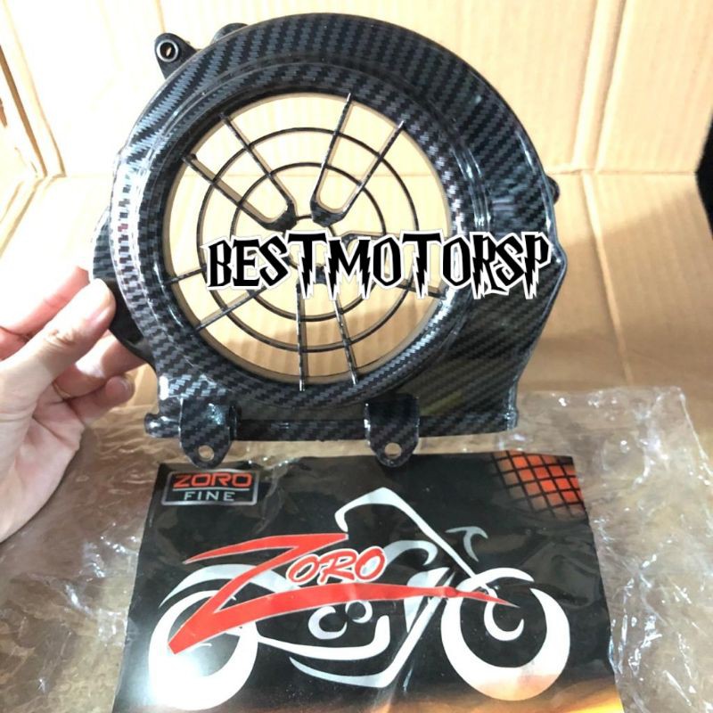Cover Tutup Kipas BEAT FI ESP NEW SCOOPY BEAT POP BEAT Karbon Kilat Zoro