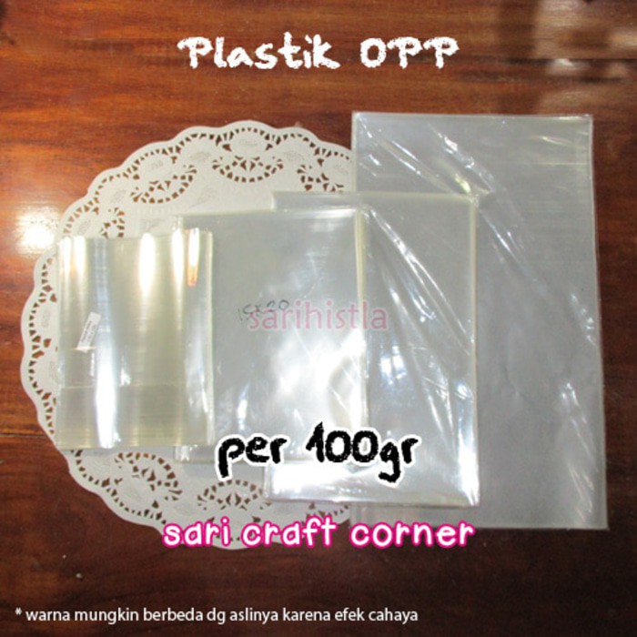 100gr Plastik OPP Mika Souvenir Aksesoris Kalung Bros Gelang - Tanpa Lem