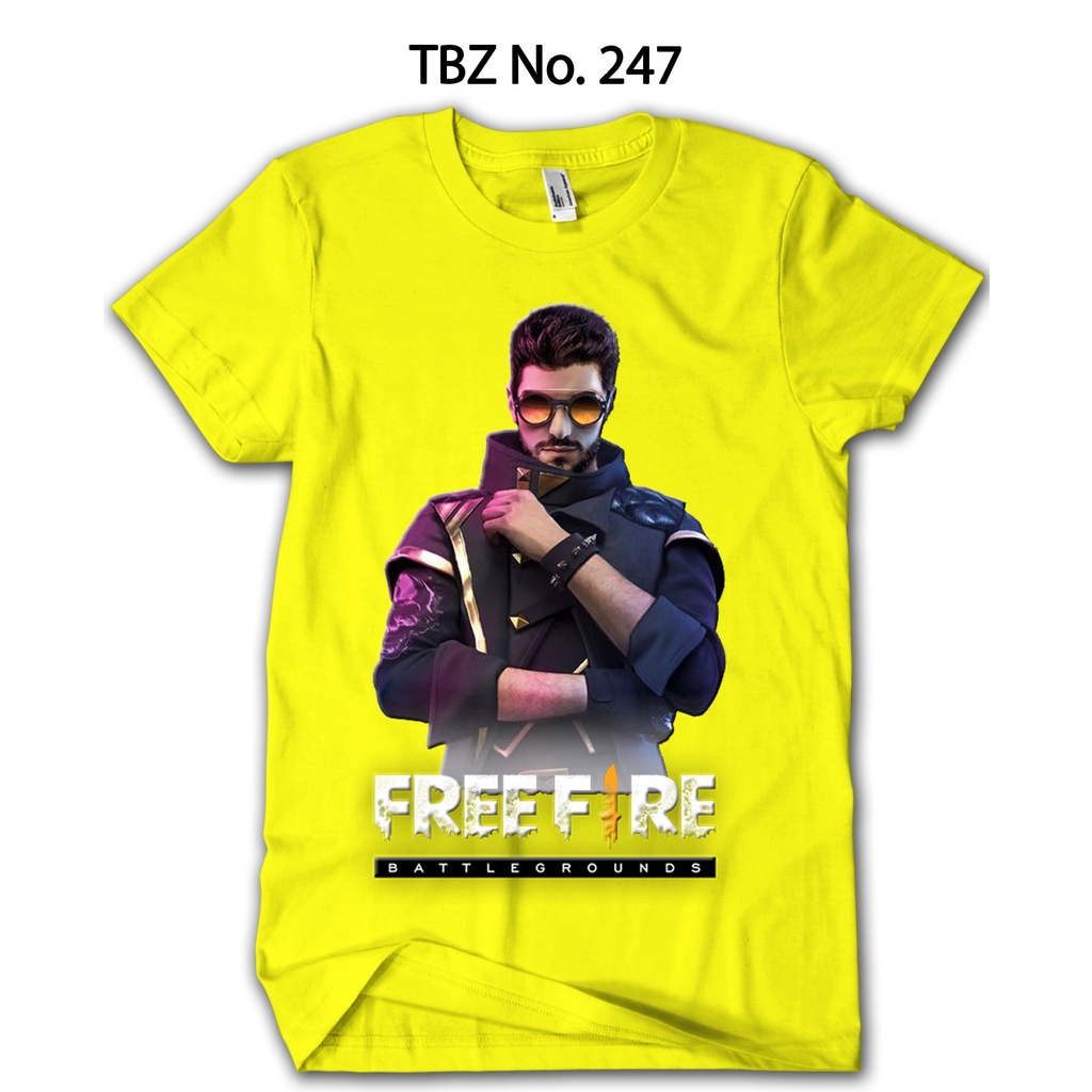 Kaos Free Fire DJ ALOK 3D DEWASA Katun 24s Original